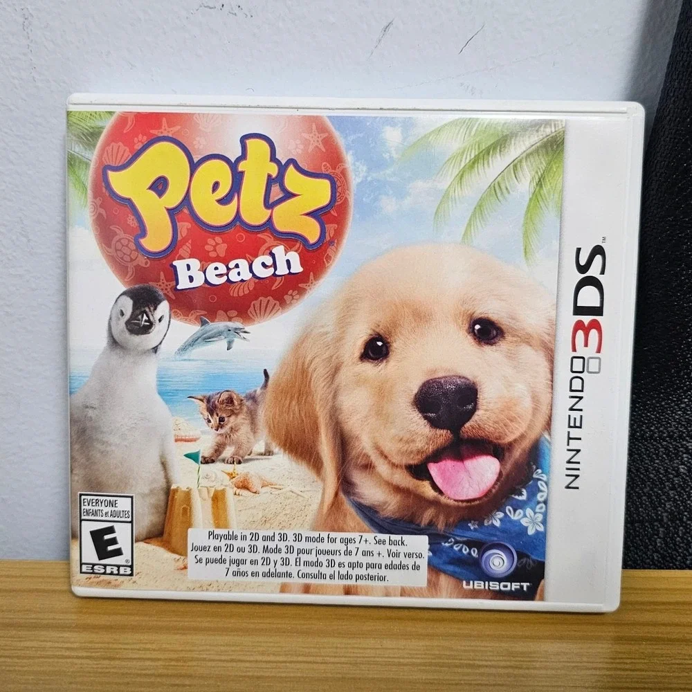 Nintendo 3DS Petz Beach‎ Game Complete in Box Cib Tested
